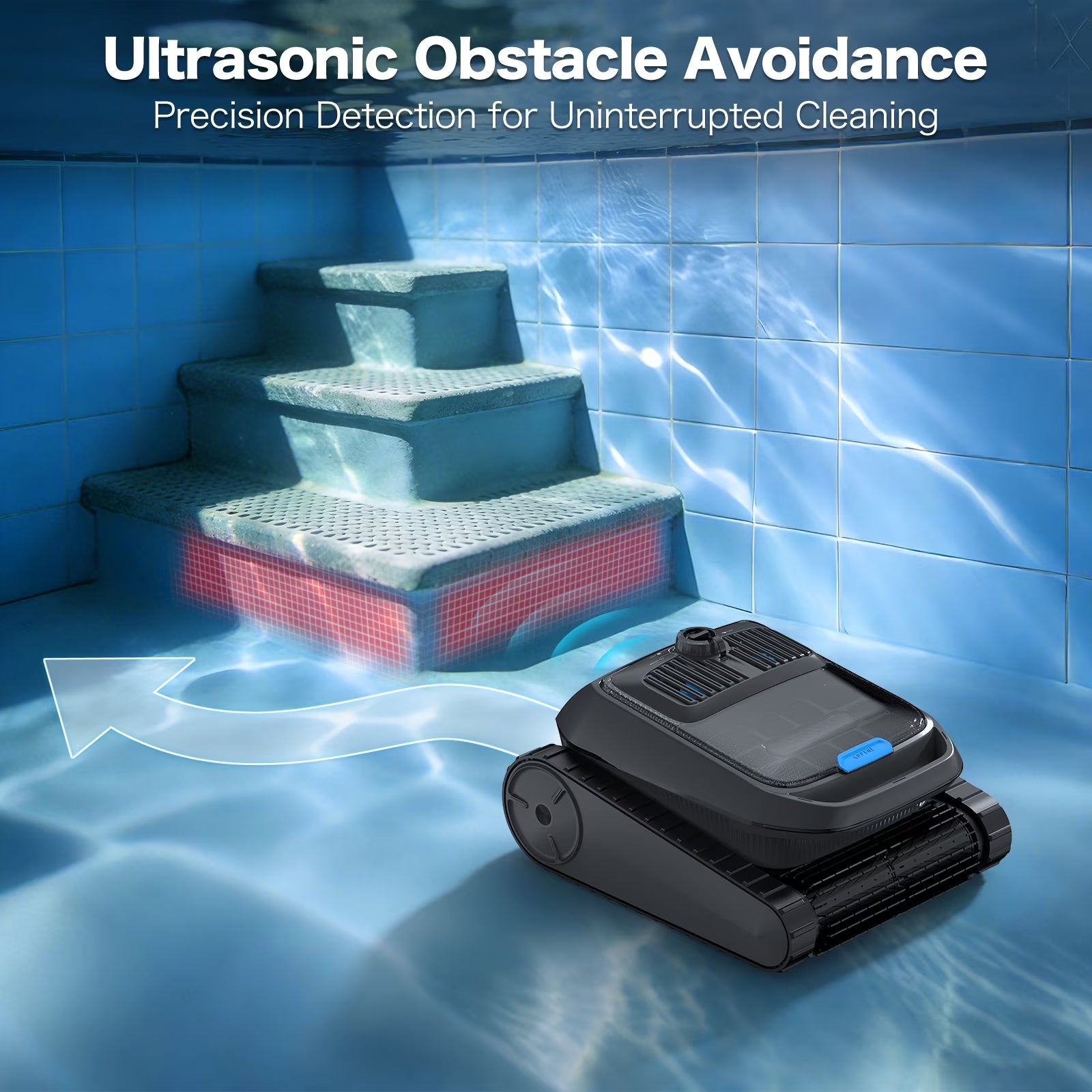 Pool Robot Cleaner 4In1 Omni CP400, Robot Pool Ceaner above Ground Pool and Inground Pool,With Pool Skimmer Robot