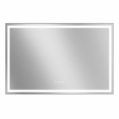 55 In. W X 36 In. H Rectangular Frameless LED Lighted Bathroom Vanity Mirror with Light with Backlit and Anti-Fog