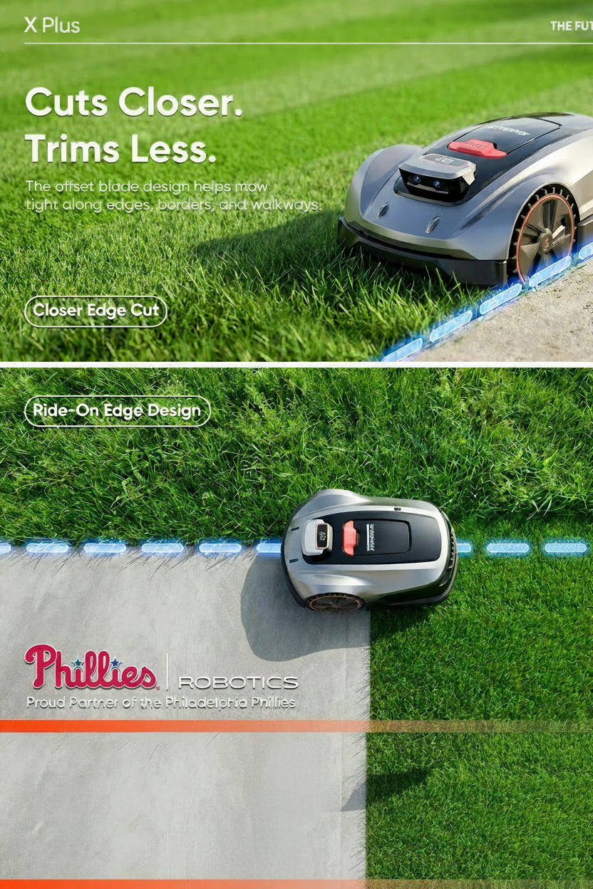 X3 plus Wireless AI Robot Lawn Mower | 0.3 Acre